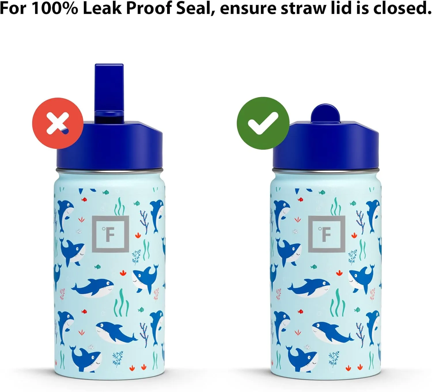 IRON °FLASK Kids Water Bottle - Straw Lid, 20 Name Stickers, Vacuum Insulated Stainless Steel, Double Walled Tumbler Travel Cup, Thermos Mug - Puppy Land, 10 Oz