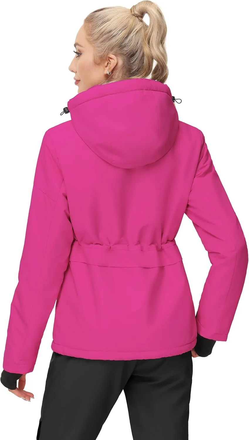 IUGA Waterproof Ski Jacket Women Warm Outdoor Winter Jackets Windproof Snowboard Winter Coats for Mountain Hiking