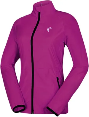 J.CARP Women's Packable Windbreaker Jacket, Super Lightweight and Visible, Outdoor Active Cycling Running Skin Coat