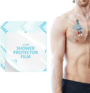 JJ CARE Shower Protector [Pack of 7], 9x9 Dialysis Catheter Shower Shileds Wound Cover, PICC Line Water Barrier, Colostomy Waterproof Bandage Protector, 1 Week Supply