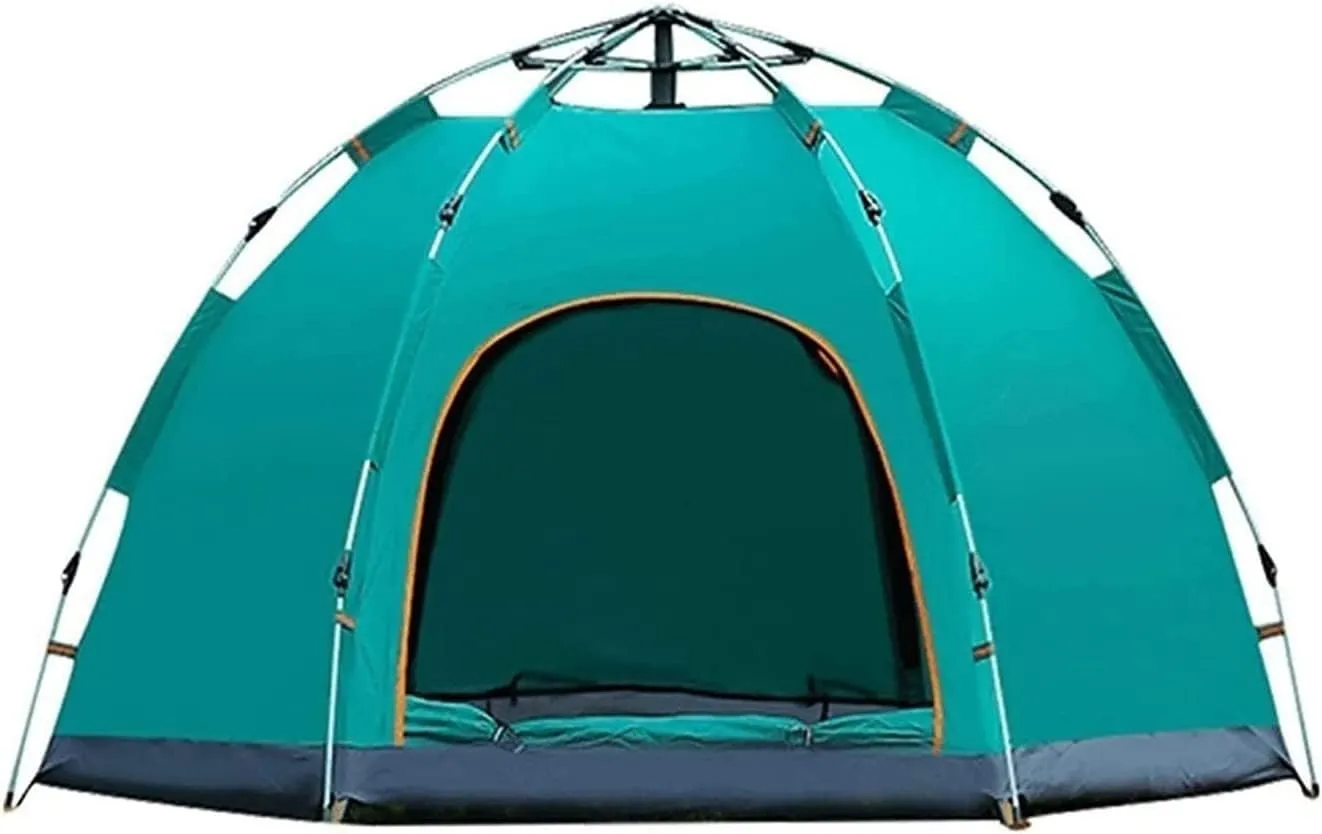 JYYBN Camping Tent, Family Instant Pop Up Tent, Portable Waterproof and Windproof 3-4 Person Camping Tent, Perfect for Camping, Outdoor & Travel