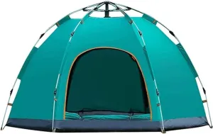 JYYBN Camping Tent, Family Instant Pop Up Tent, Portable Waterproof and Windproof 3-4 Person Camping Tent, Perfect for Camping, Outdoor & Travel