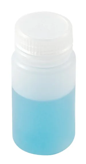 Kartell 301605-0002 High Density Polyethylene Wide Mouth Bottle with Screw Cap, 60mL Capacity (Case of 72)