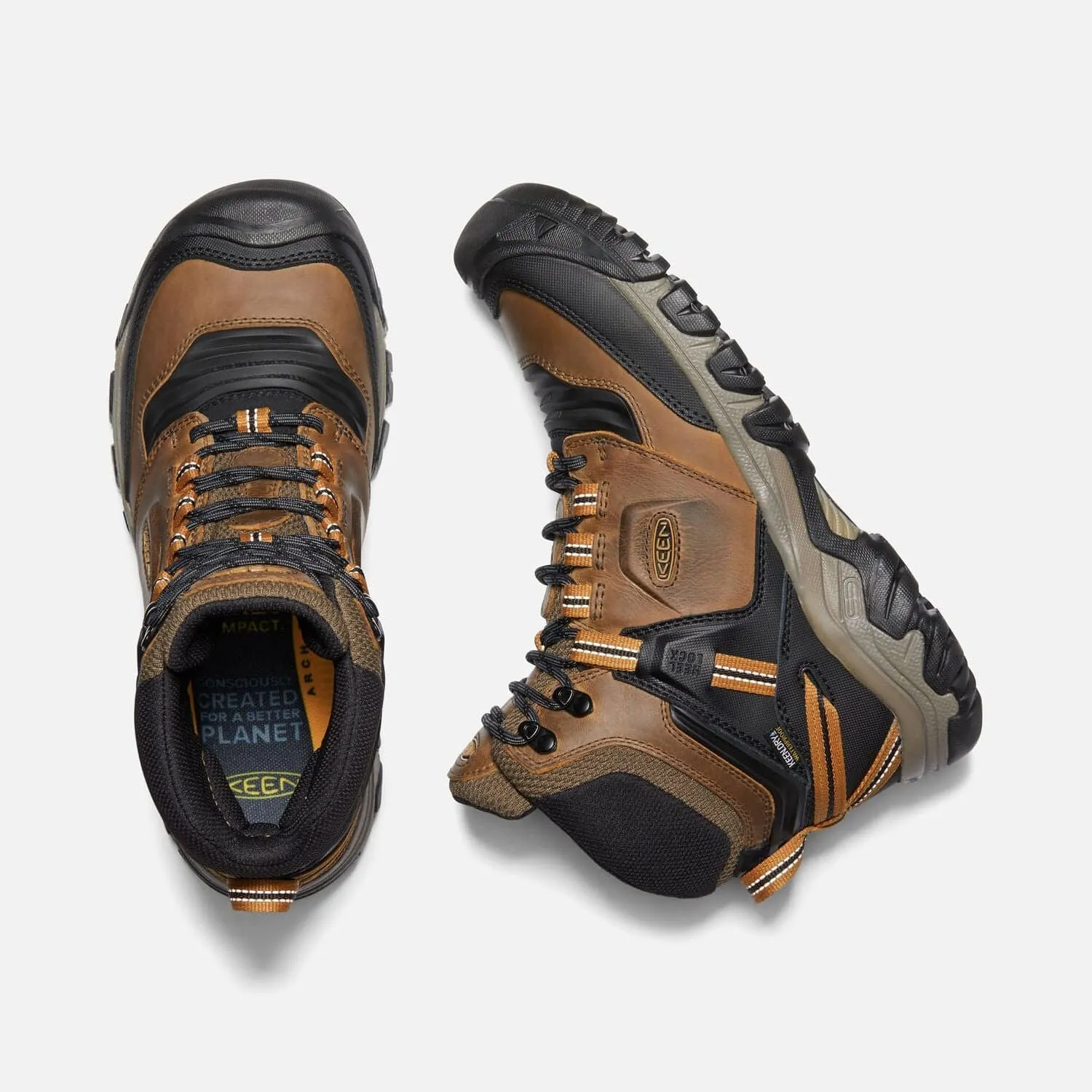 KEEN Mens Ridge Flex Boot -BISON