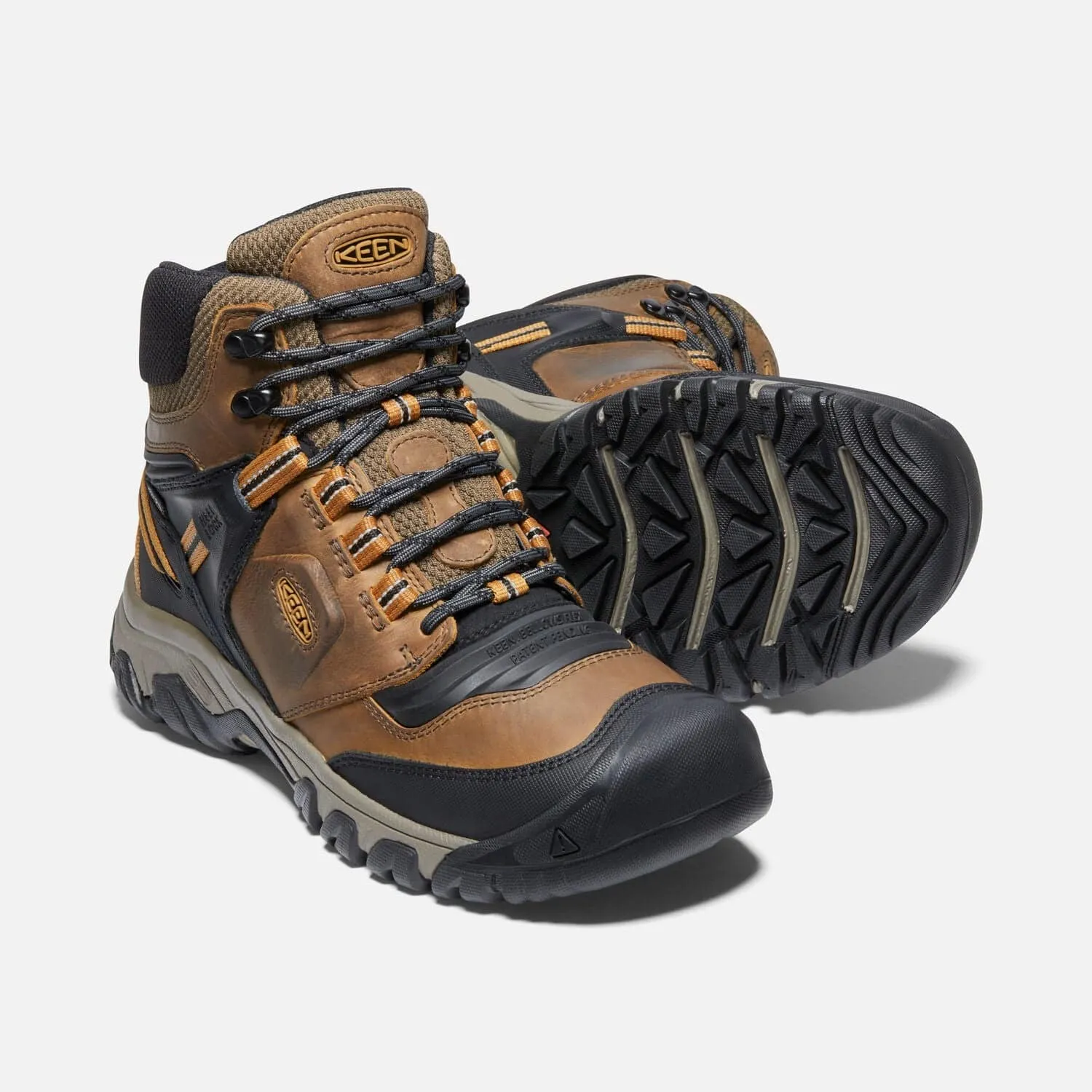KEEN Mens Ridge Flex Boot -BISON