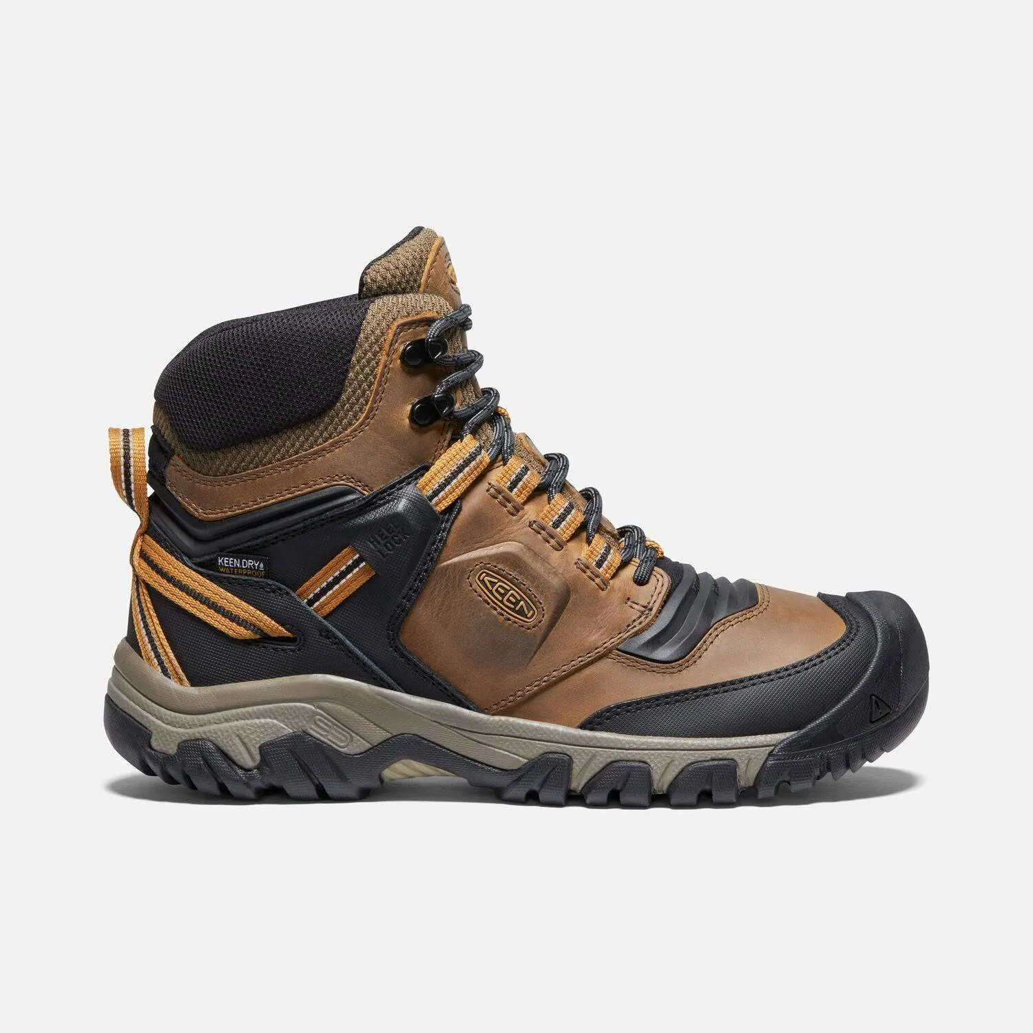 KEEN Mens Ridge Flex Boot -BISON