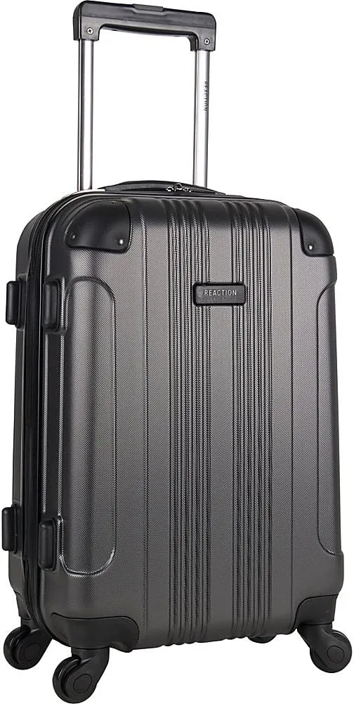 Kenneth Cole REACTION Out of Bounds Lightweight Hardshell 4-Wheel Spinner Luggage, Rose Gold, 20-Inch Carry On