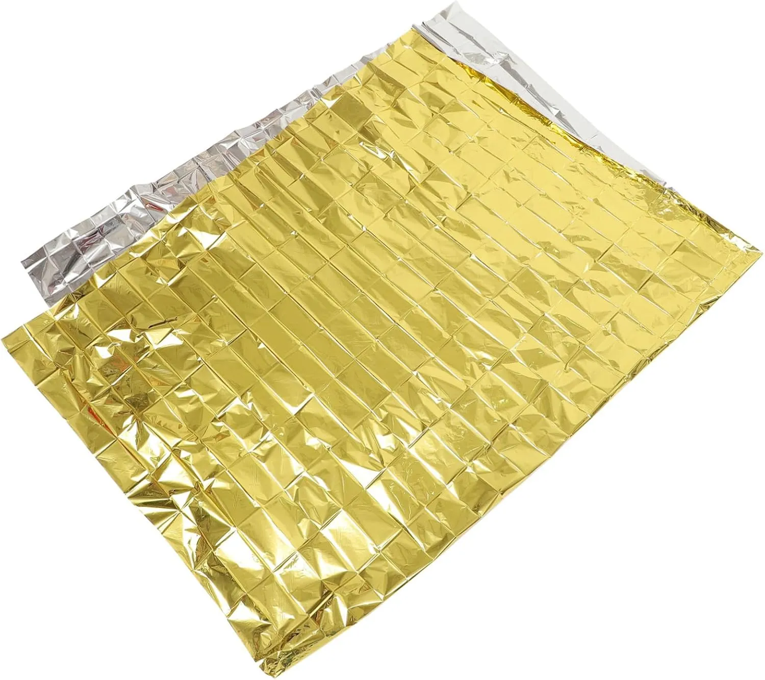 KESYOO 10pcs Emergency Survival Blanket Multi Use Outdoor Camping Supply Lightweight Heat Retaining Rescue Blanket for Cold Weather Rain and Humidity Protection