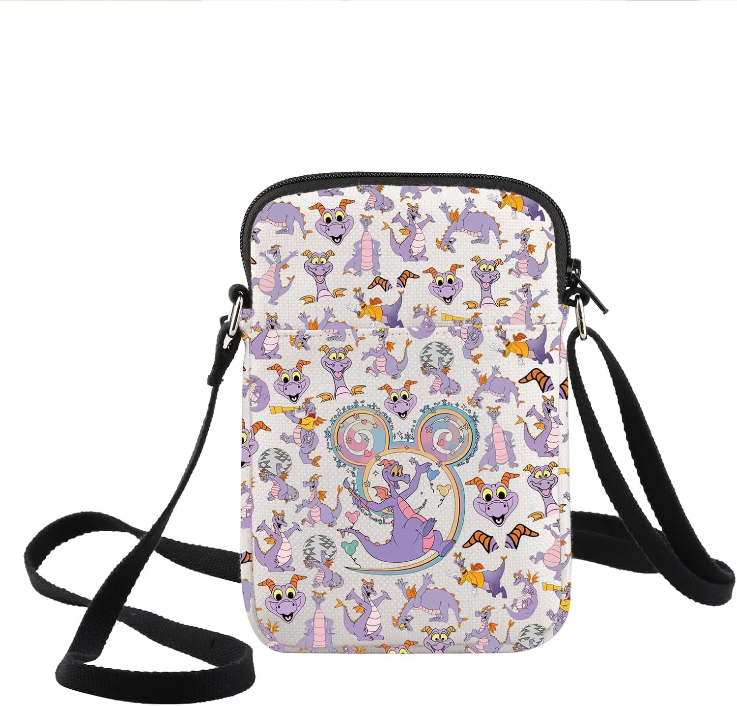 KEYCHIN Purple Dragon Crossbody Bag Cartoon Character Gifts Dragon Fans Shoulder Bag Purple Dragon Merchandise