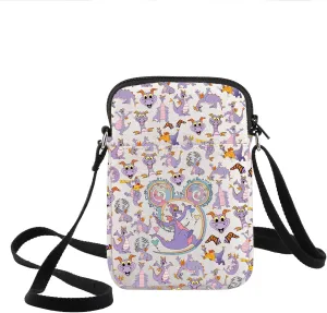 KEYCHIN Purple Dragon Crossbody Bag Cartoon Character Gifts Dragon Fans Shoulder Bag Purple Dragon Merchandise