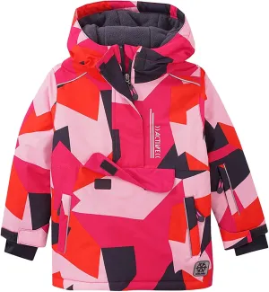 Kid's Ski Jacket 𝗪aterproof Coat Boys Girls Warm Fleece Snowboarding Jackets with Hood Winter Snow