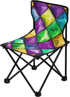 Kigai Folding Camping Chair Heavy Duty Chair Ultralight Compact Portable Beach Chair for Outdoor Camp, Hiking, Travel, Beach, Sporting Event and Picnic, Mardi Gras