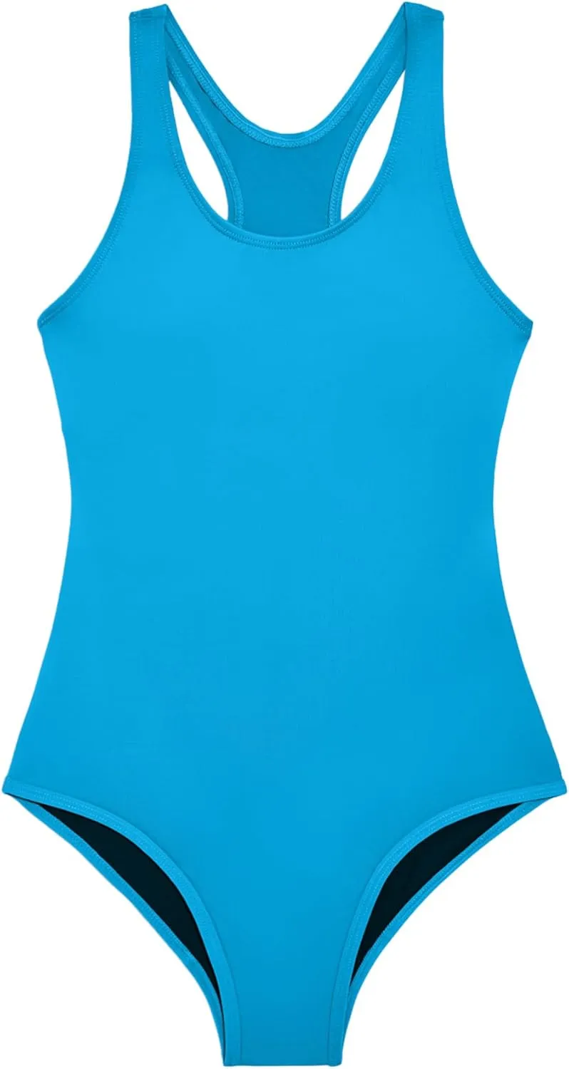 KNIX Kt Leakproof Teen Period Swim One-Piece, UPF 50  Fabric, Machine Washable