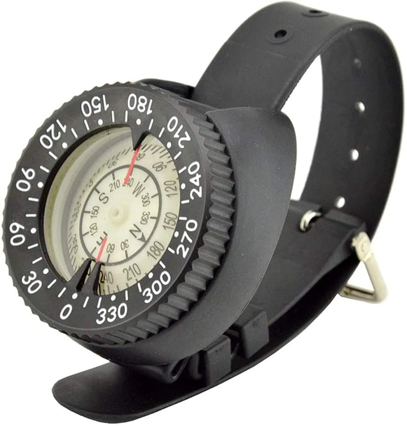 KouRy Portable Underwater Diving Compass, Multifunction Waterproof Compass with Luminous Design, for Underwater Navigation and Other Outdoor Activities Durable