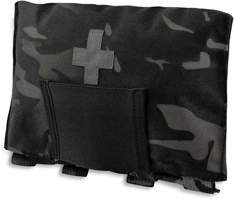 KRYDEX Tactical Blow Out Kit Bag Medical Pouch First Aid Bag IFAK Pouch with MOLLE and Belt Loop