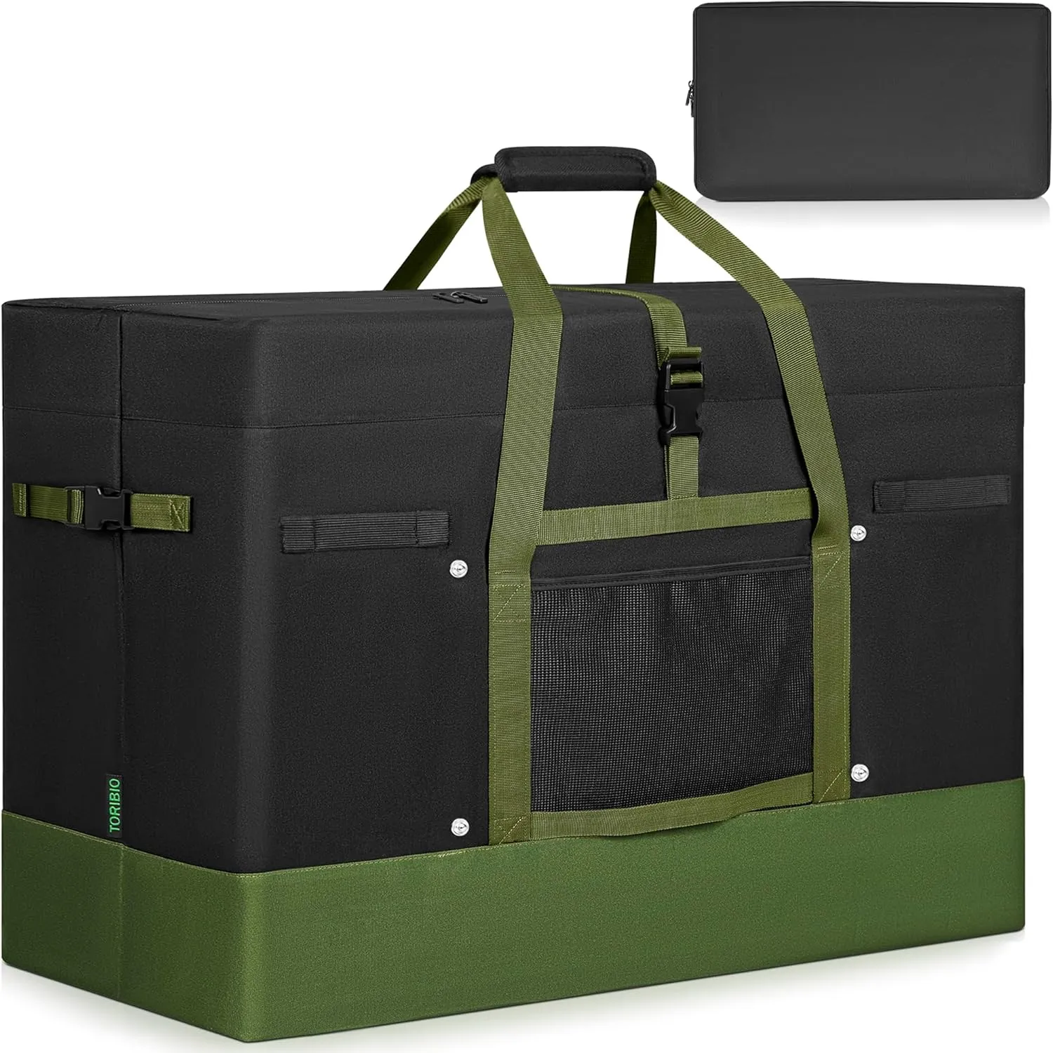 Large Duffle Bag for Travel,170L Water-resistant Camping Storage Tote, Foldable Canvas Duffle Outdoor Luggage Duffle Bag Organizer for Travel, Picnic, Moving