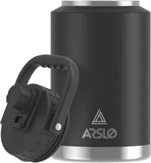 large Insulated Water Jug With Handle, One Gallon Insulated Water Bottle, 1 Gallon Stainless Steel Water Jug