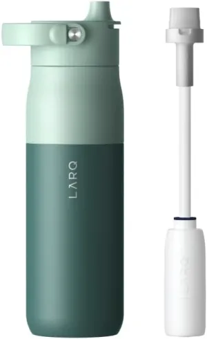 LARQ Spring Swig Set Bottle Swig Top 23oz Eucalyptus Green Filter Straw