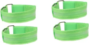 LED Running Safety Bands Glowing Armbands for Night Jogging Hiking Cycling High Visibility Light Up