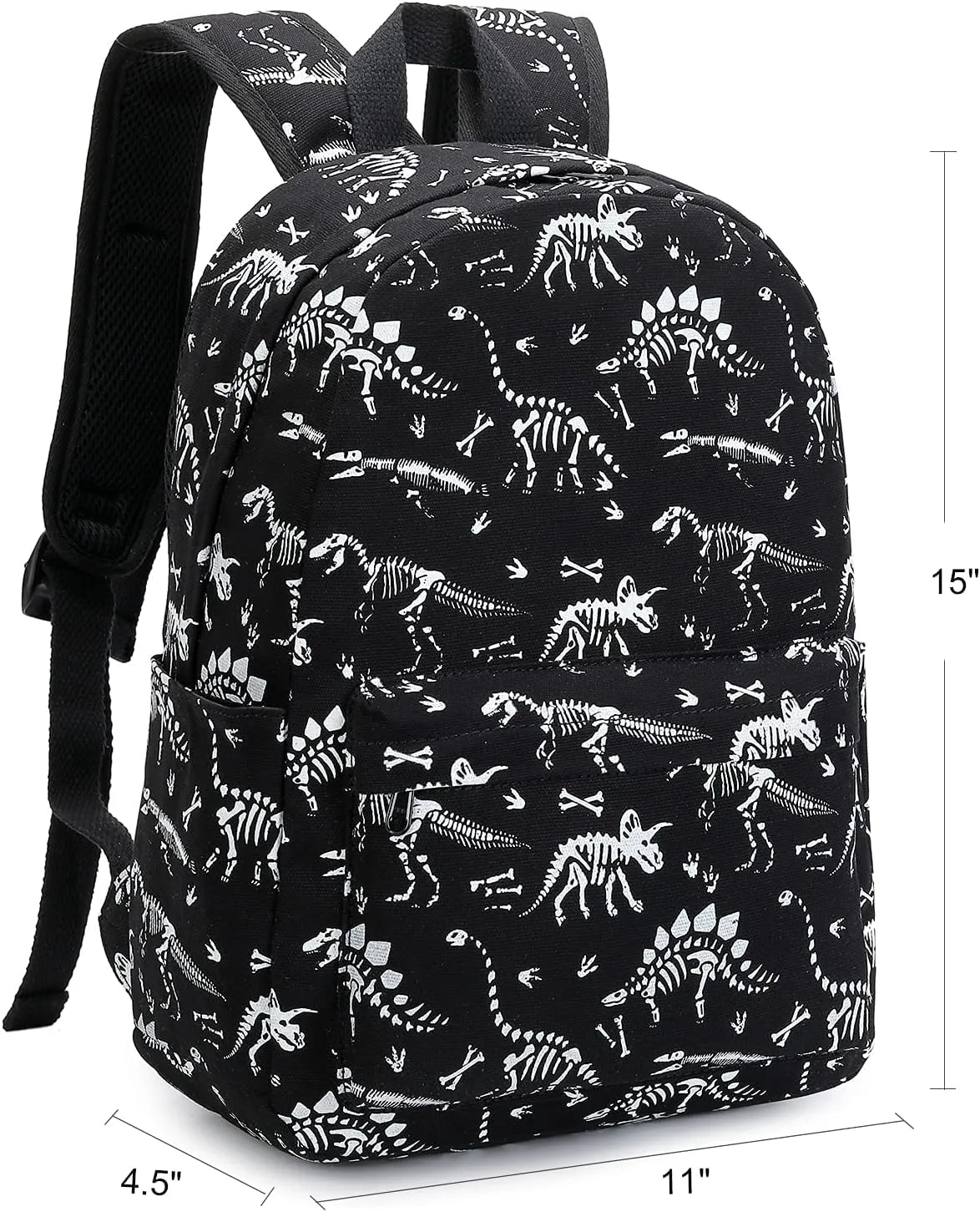 LEDAOU Kids School Backpack with Lunch Box for Boy Kindergarten BookBag School Bag Preschool Kindergarten Toddler Backpack (Luminous)