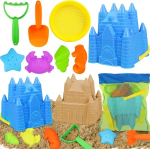Life Beach Toys - Sand Castle Building Kit & Sand Toys for Kids Ages 1-12
