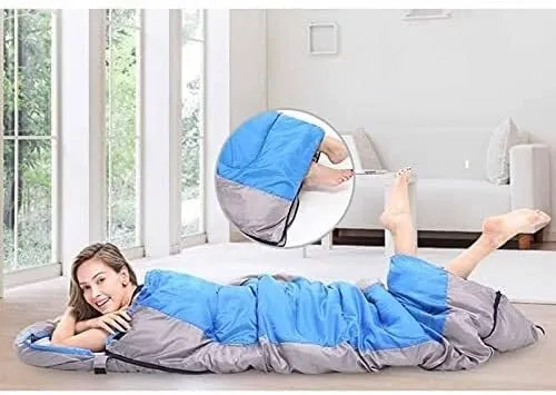 Lightweight 3-Season Sleeping Bag for Adults & Teens, Warm, Waterproof for Camping, Hiking & Backpacking