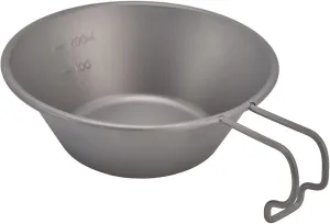 Lightweight Camping Bowl Outdoor Titanium Bowl Portable Titanium Bowl Titanium Camping Bowl Camping Cookware Camping Kitchenware for Hiking