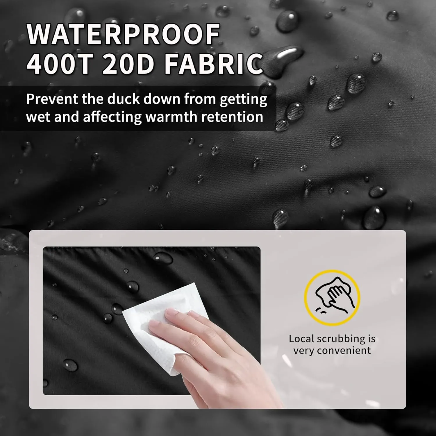 Lightweight Sleeping Bag for Adults. Down Sleeping Bag for Hiking, Camping, Mountaineering, Adventure and Backpacking.