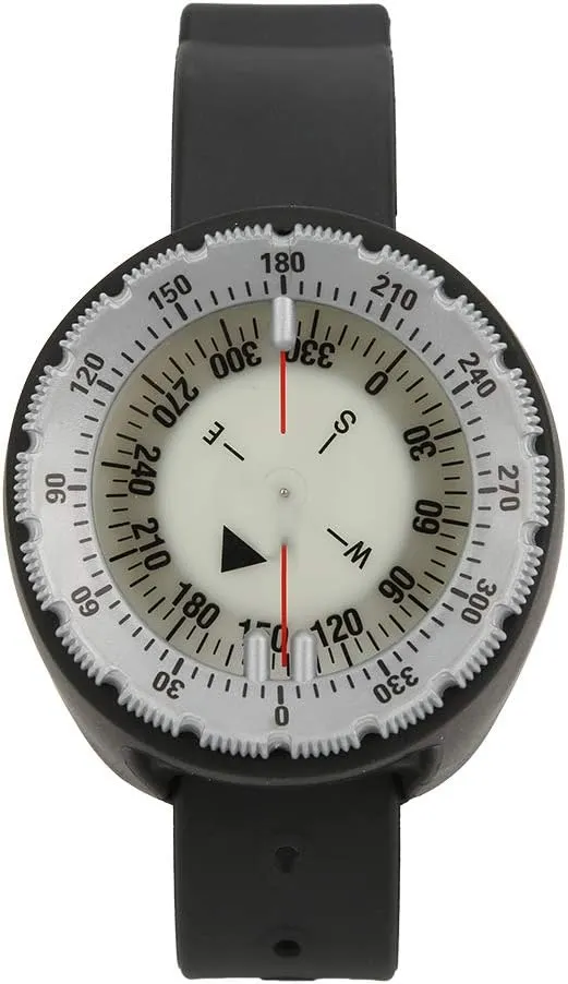 Lightweight Strong Magnet 50M Watch Balanced Waterproof Underwater Luminous Diving Compass for Divers