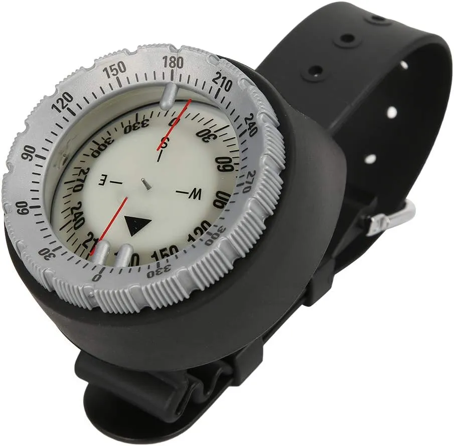 Lightweight Strong Magnet 50M Watch Balanced Waterproof Underwater Luminous Diving Compass for Divers