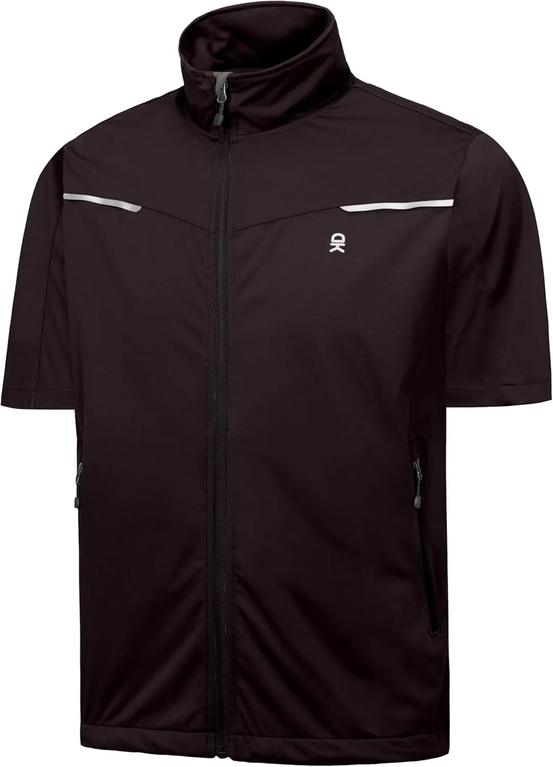 Little Donkey Andy Men's Lightweight Softshell Vests Short Sleeve Jackets for Golfing Hiking Running