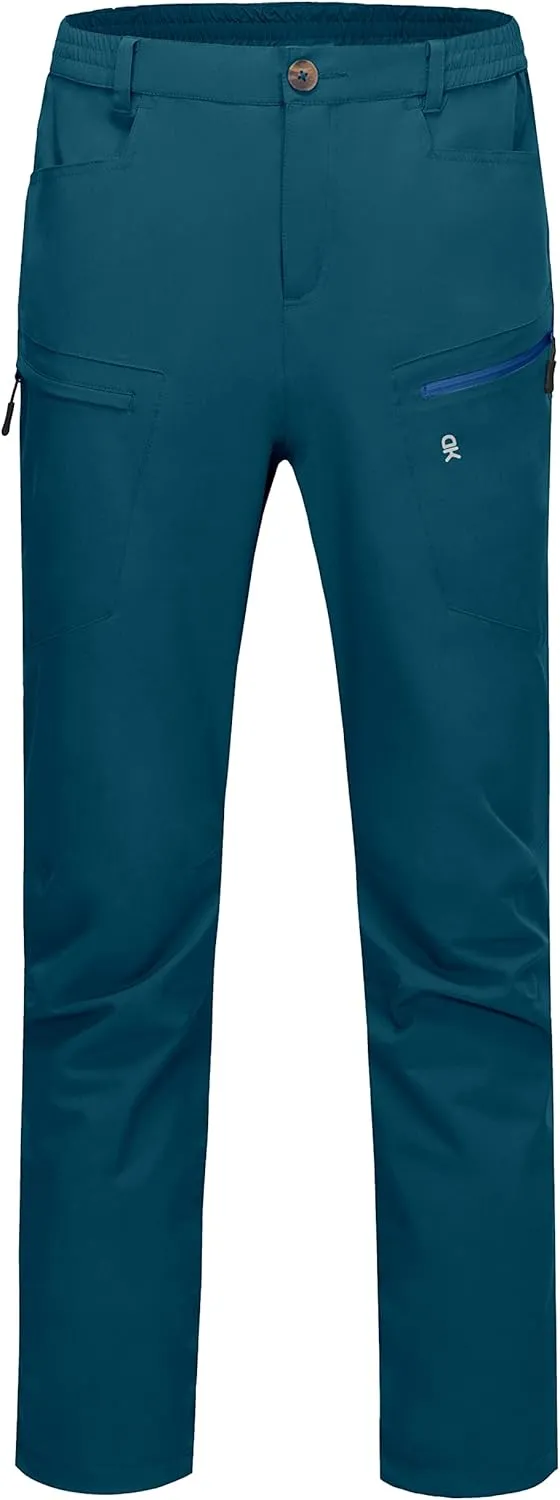 Little Donkey Andy Mens Rain Pants Waterproof Lightweight Breathable Rainproof Pants for Hiking Golf Fishing