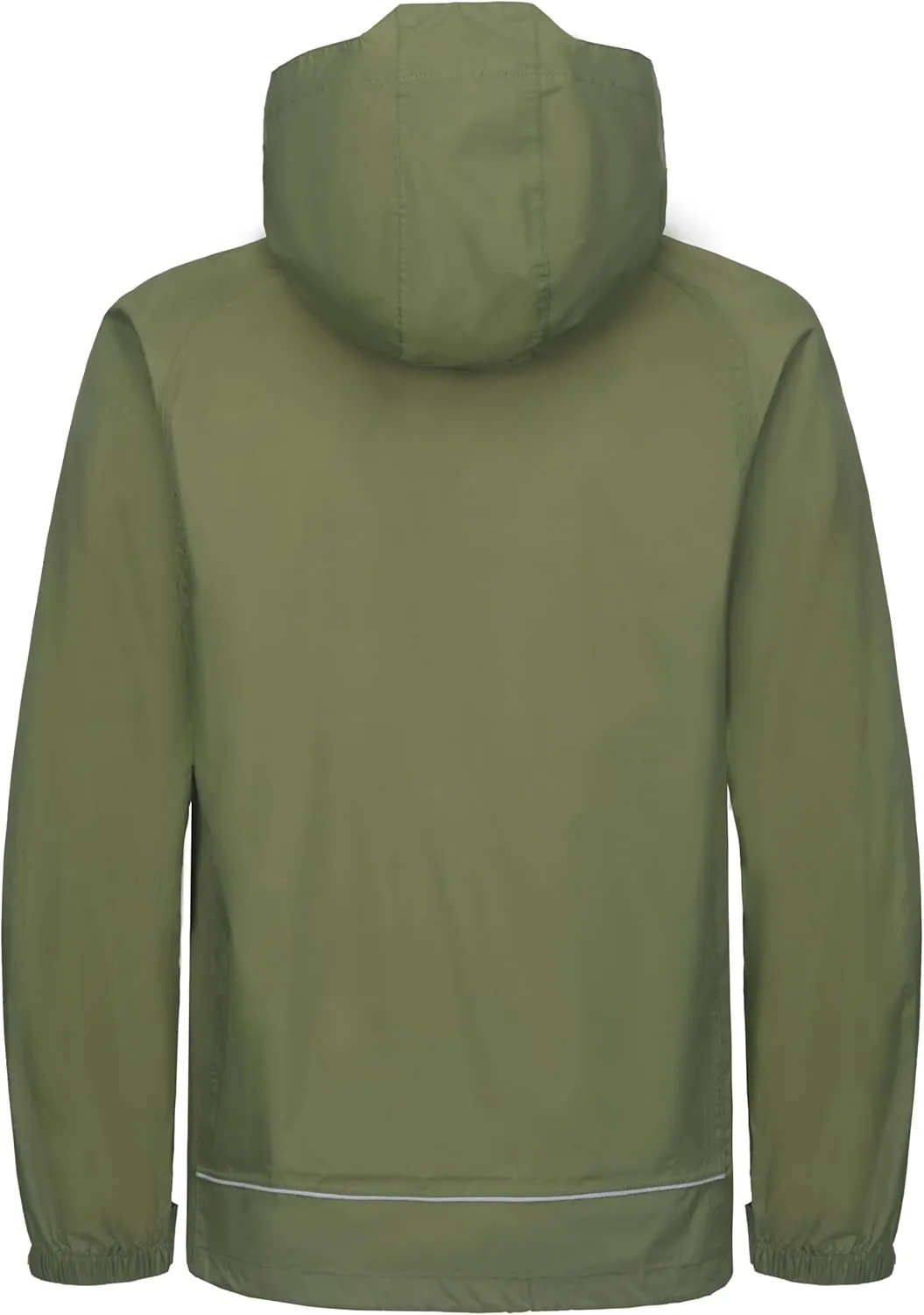 Little Donkey Andy Men's Waterproof Rain Jacket Lightweight Rain Shell Jacket Raincoat with Packable Hood