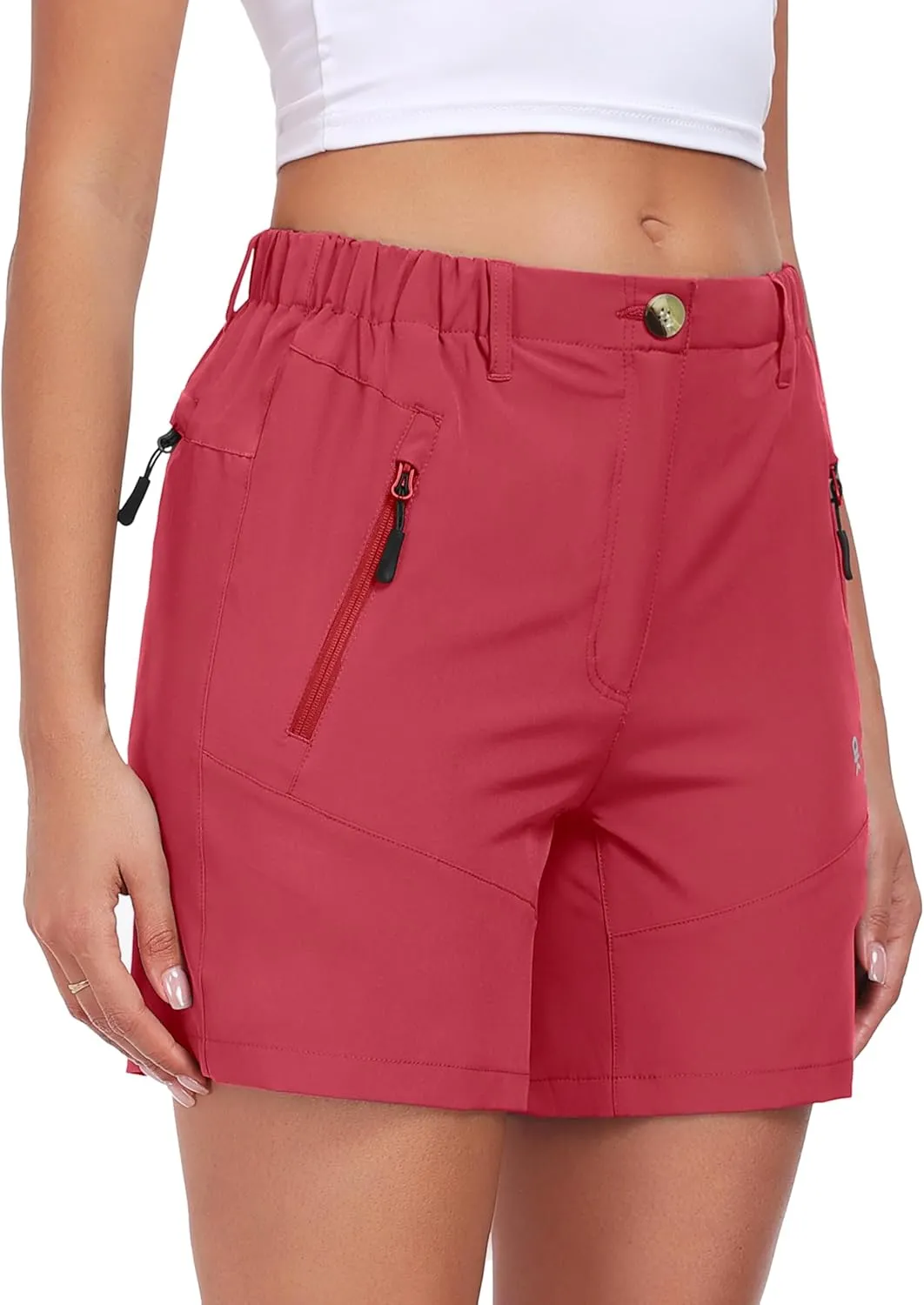 Little Donkey Andy Women's Quick Dry Lightweight Stretch Shorts Outdoor Short Active Hiking Golf