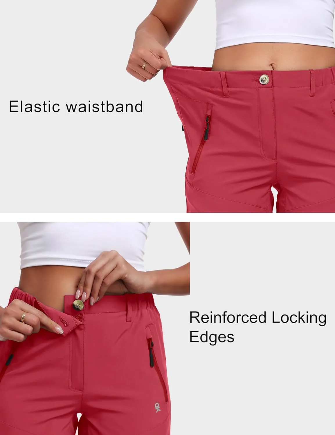 Little Donkey Andy Women's Quick Dry Lightweight Stretch Shorts Outdoor Short Active Hiking Golf