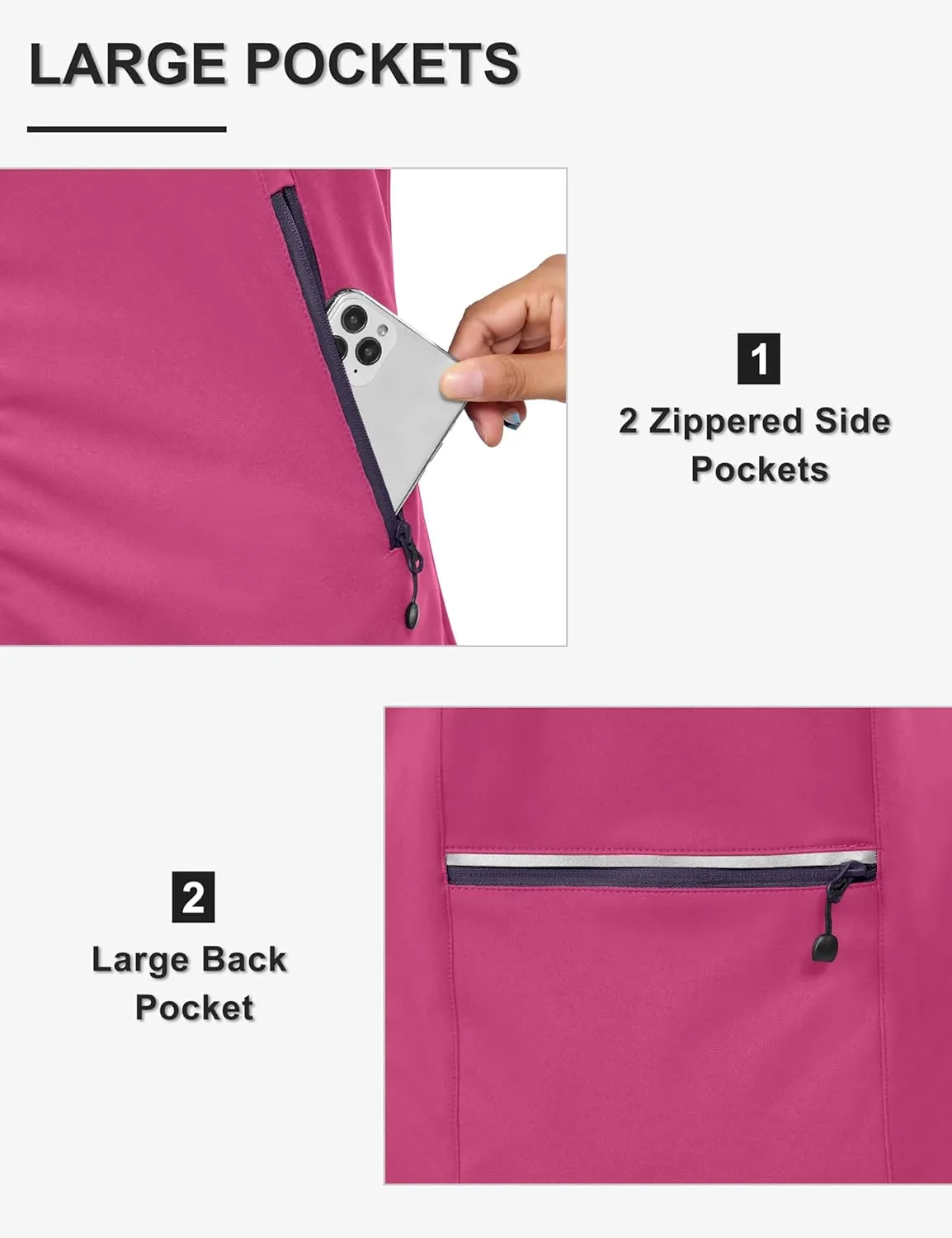 Little Donkey Andy Women's Short Sleeve Jacket Windproof Lightweight Vest for Golf Hiking Running