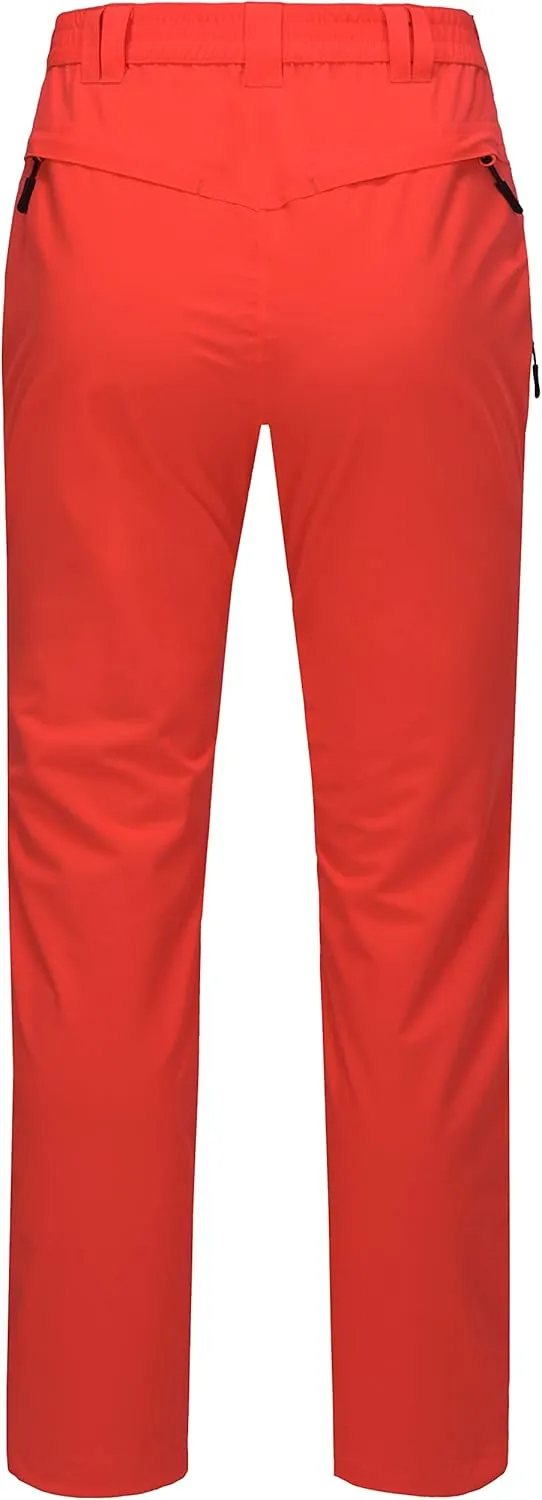 Little Donkey Andy Women's Waterproof Rain Pants Lightweight Breathable Rainproof Pants for Outdoor Hiking Golf