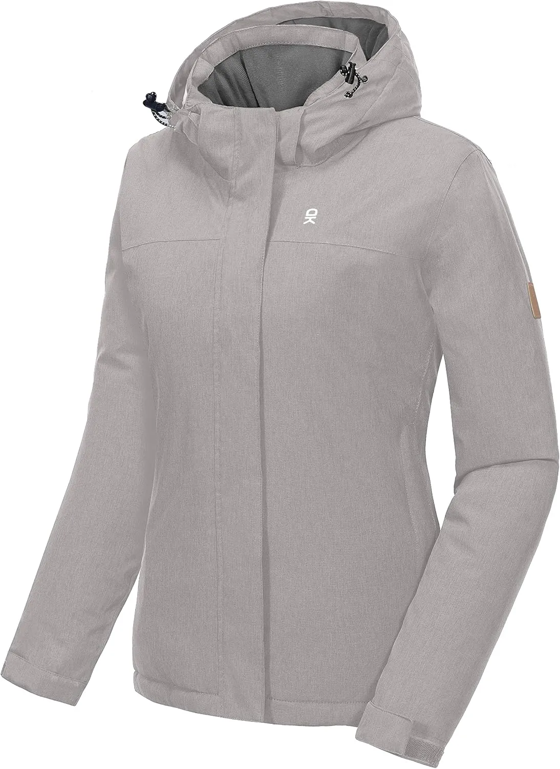 Little Donkey Andy Women's Waterproof Ski Snowboarding Jacket Windproof Warm Coat with Detachable Hood