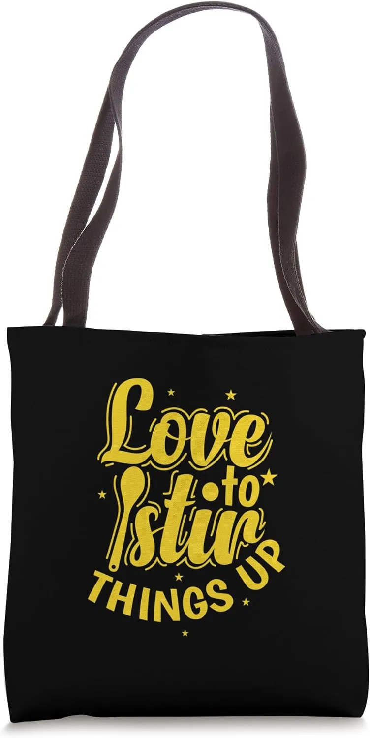 Love to stir Things up Chef Hobby Food Kitchen Tote Bag