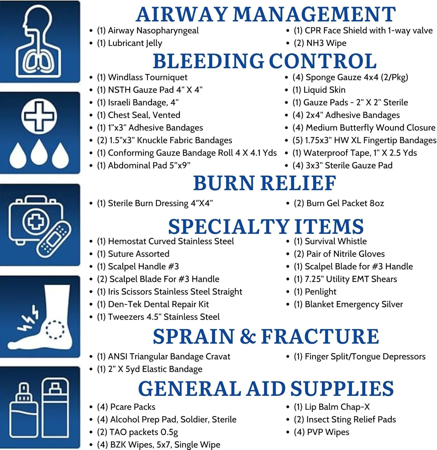 Luminary Advanced IFAK Stocked MOLLE Rip-Away Trauma Hemorrhage Control First Aid Kit with Headrest Mount Quick Release Panel Emergency Pack (Coyote Tan)
