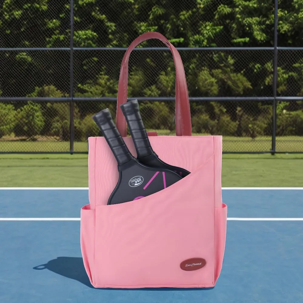 LUZZ Pickleball Tote Bag Sport Duffle Bag Pickleball Handbag with Paddle Pocket