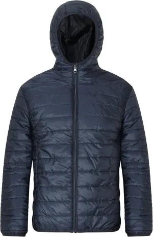 MADHERO Mens Packable Hooded Puffer Jacket Lightweight Water-Resistant Quilted Puffy Outerwear with Hood