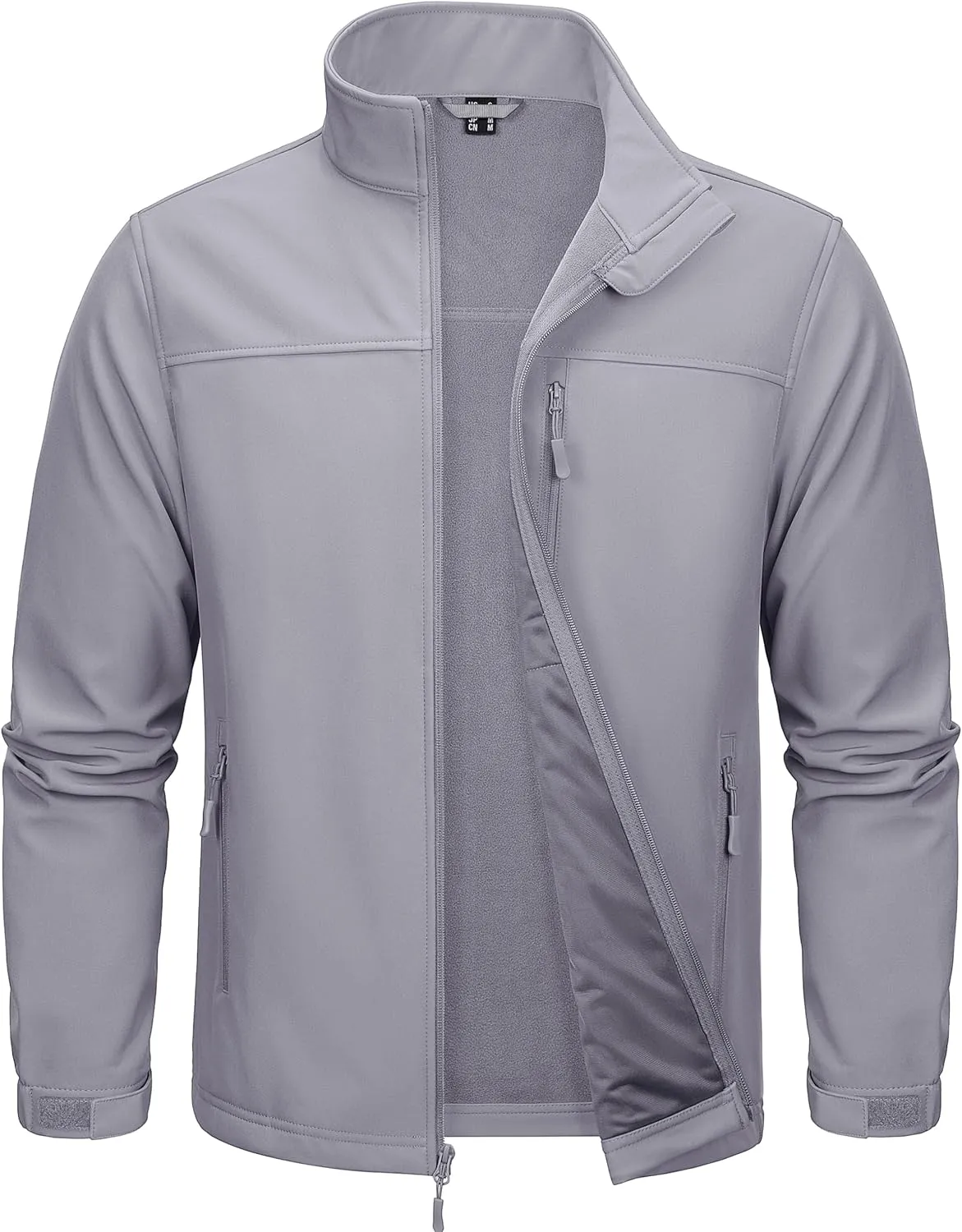 MAGCOMSEN Men's Tactical Jacket Fleece Lined Soft Shell Winter Jacket Lightweight Water Resistant Coats Outwear