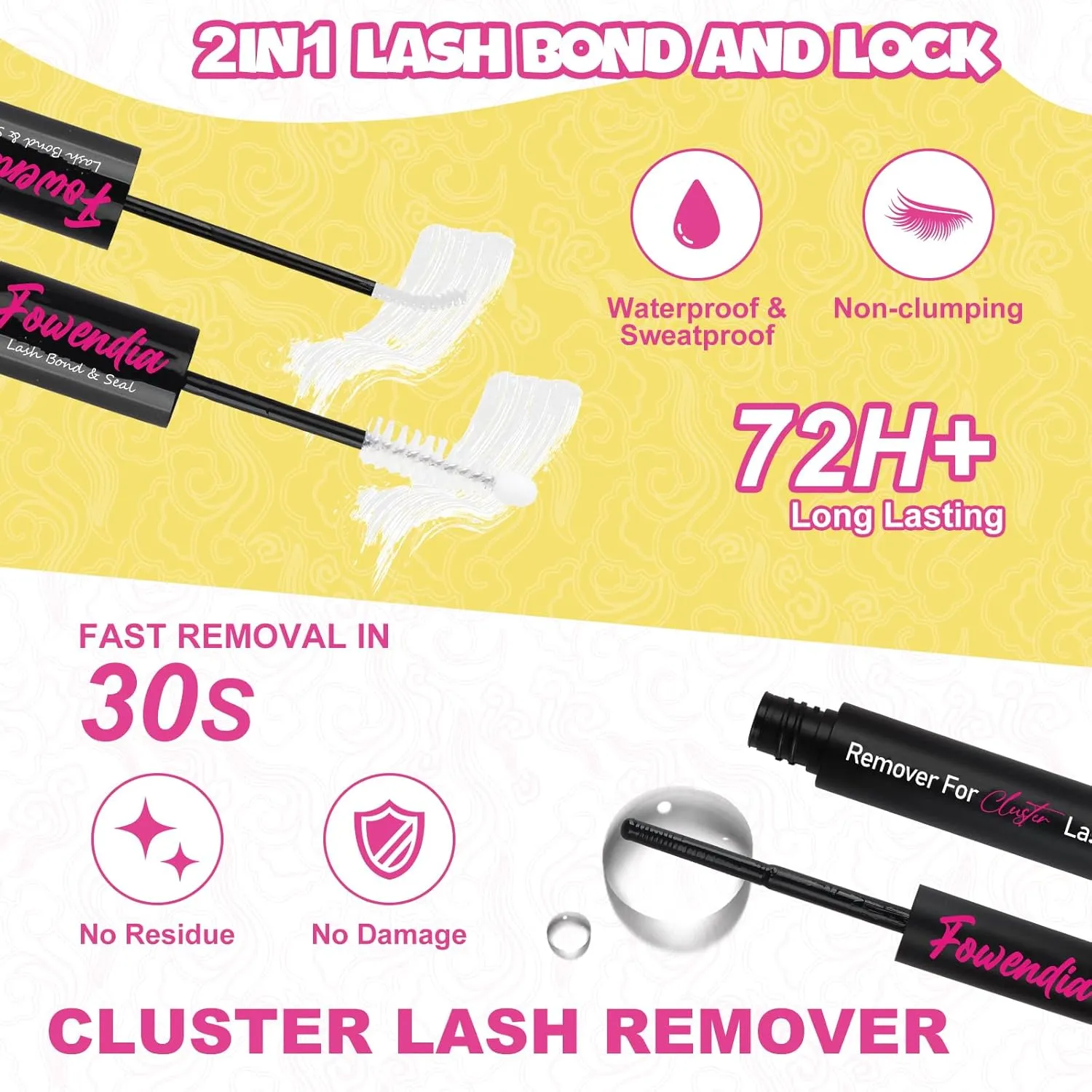 Manga Lash Clusters Kit 8-18mm Fairy Eyelash Clusters DIY Lash Extension Kit Waterproof Anime Lashes Ultra-Thin Invisible Band 0.3mm Individual Cluster Eyelash Extensions, Wanna Be-Kit