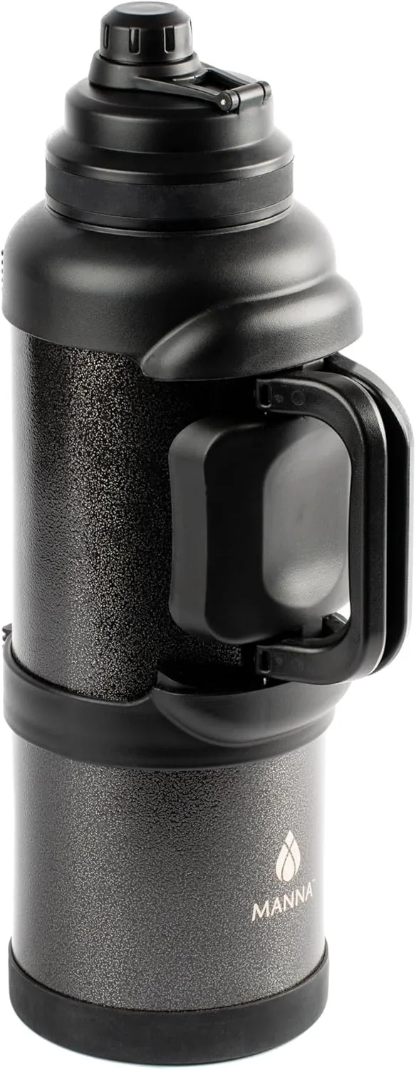 Manna Titan Stainless Steel Vacuum Insulated Jug - 4L - Onyx
