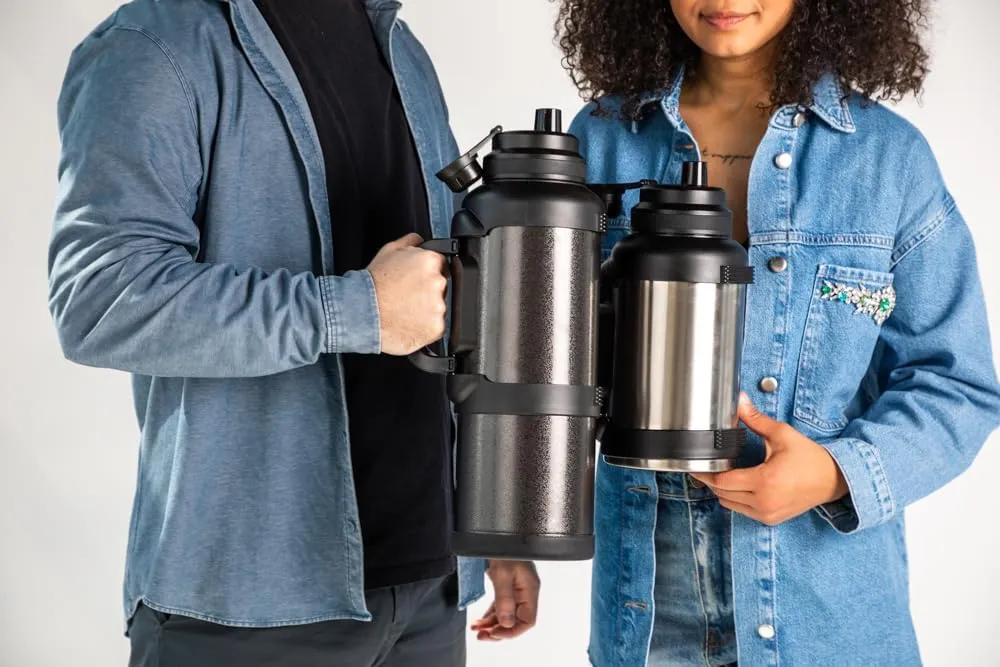 Manna Titan Stainless Steel Vacuum Insulated Jug - 4L - Onyx