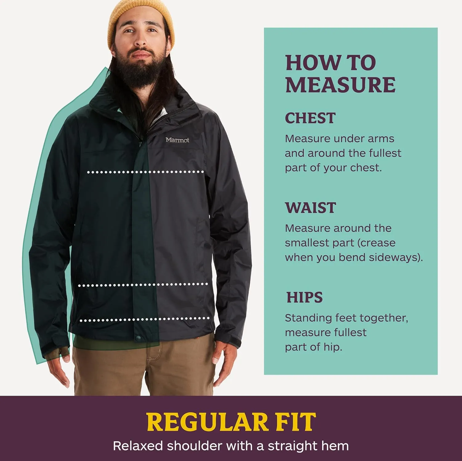 MARMOT Men's Precip Eco Waterproof Rain Jacket (Big) - 100% Recycled, Breathable, Lightweight, Packable Raincoat