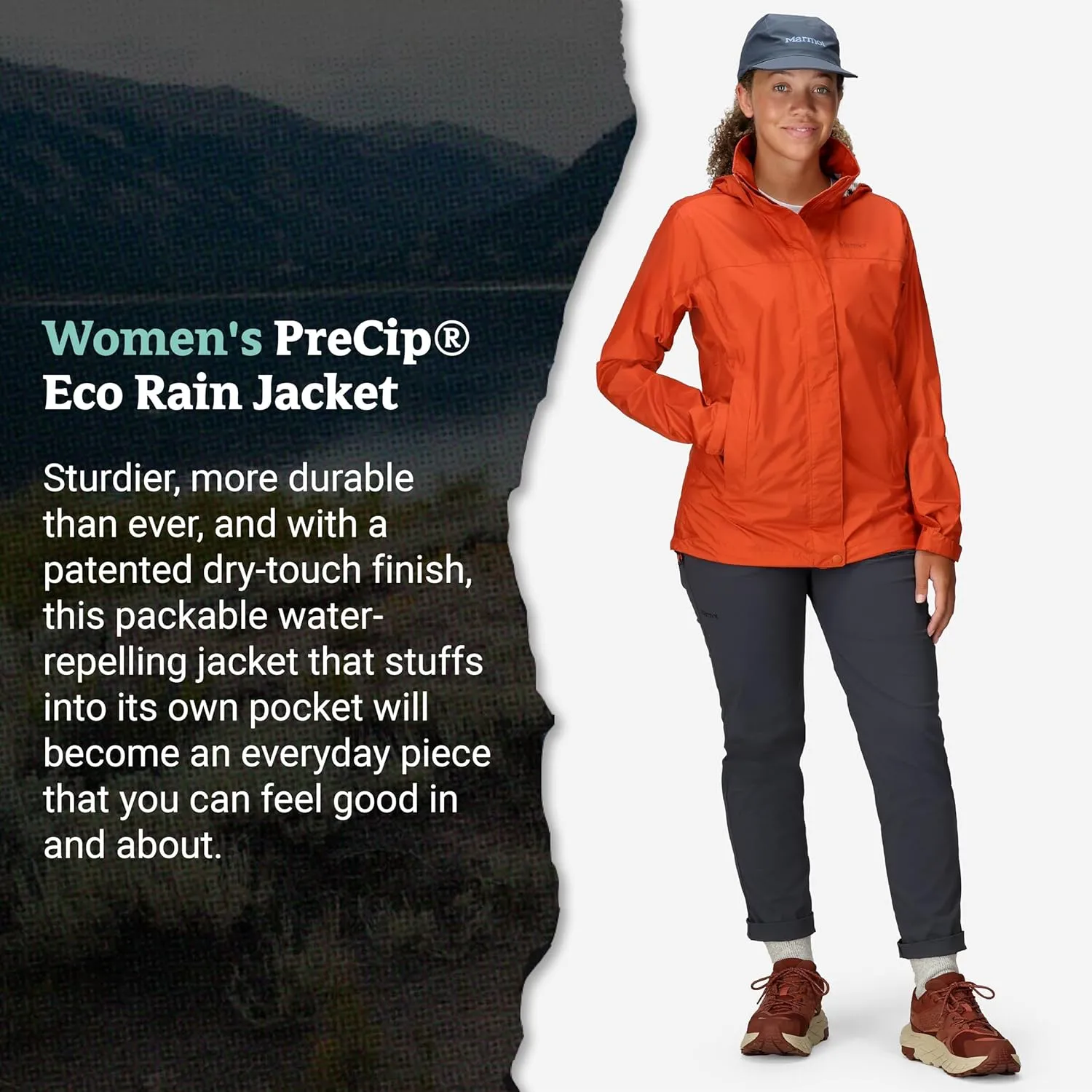 MARMOT Women’s Precip Eco Lightweight & Waterproof Rain Jacket