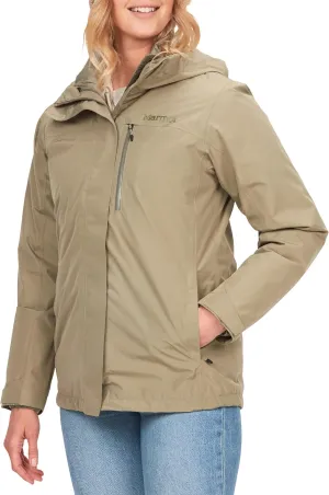 MARMOT Women's Ramble 3-in-1 Component Jacket - Recycled Waterproof Shell with Hood and Removable Insulated Thermal R Liner