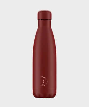 Matte Red Water Bottle